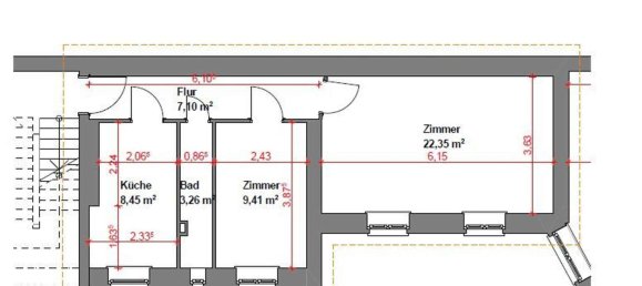 2 rooms Apartment in Wedding, Germany No. 41282 6