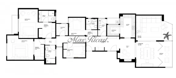 4 rooms Apartment in Barcelona, Spain No. 22436 17