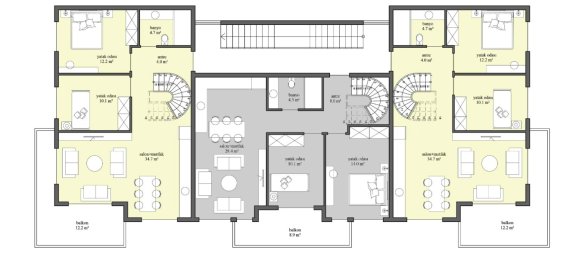 شقة 2+1 في Side, Turkey رقم 7828 2