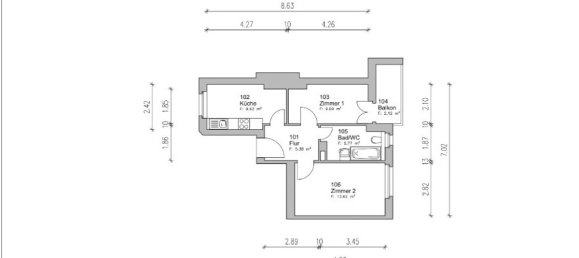 Apartamento de 2 habitaciónes en Adlershof, Germany No. 227938 10
