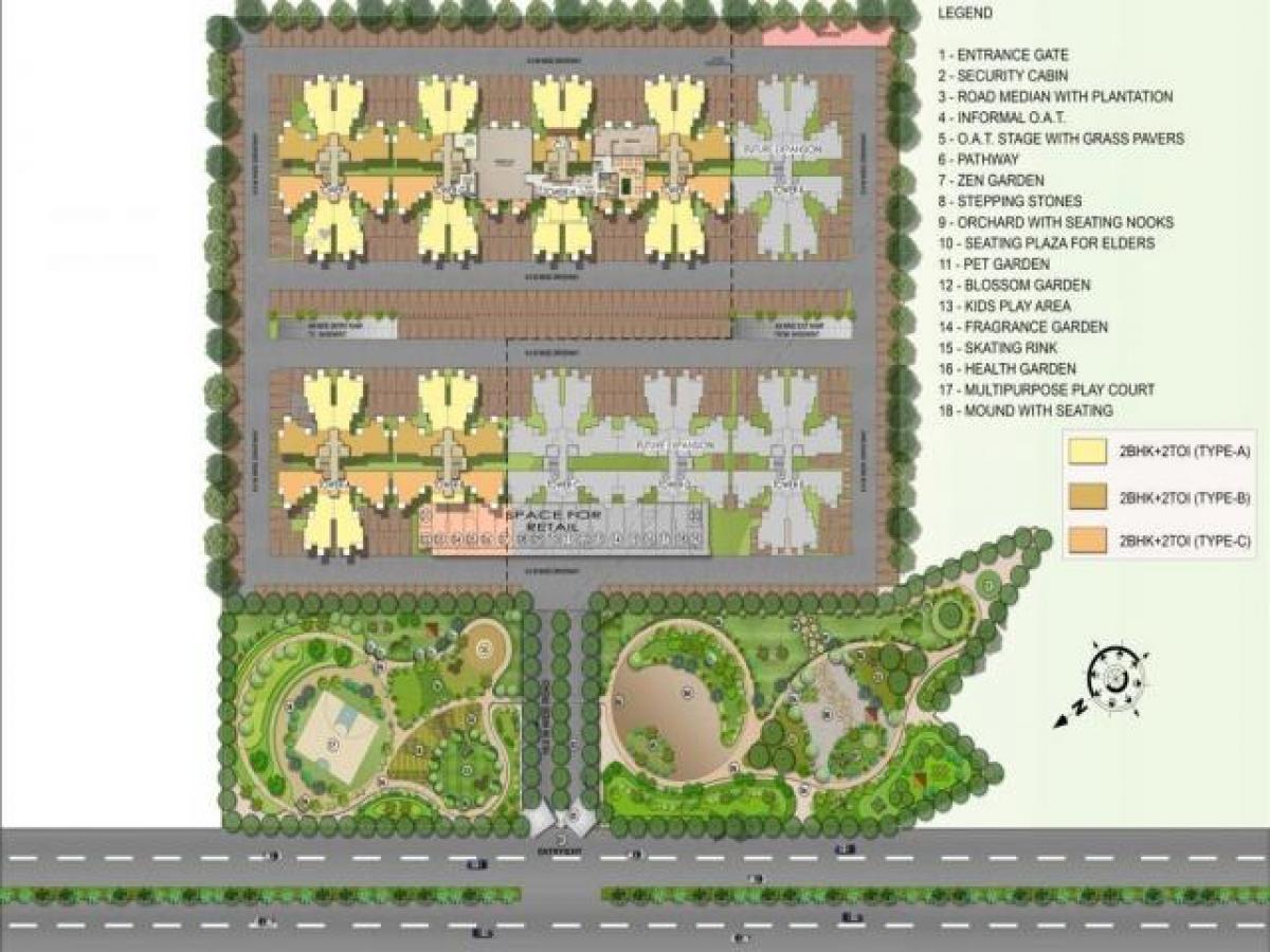 2 bedrooms House in Chandigarh, India No. 64393