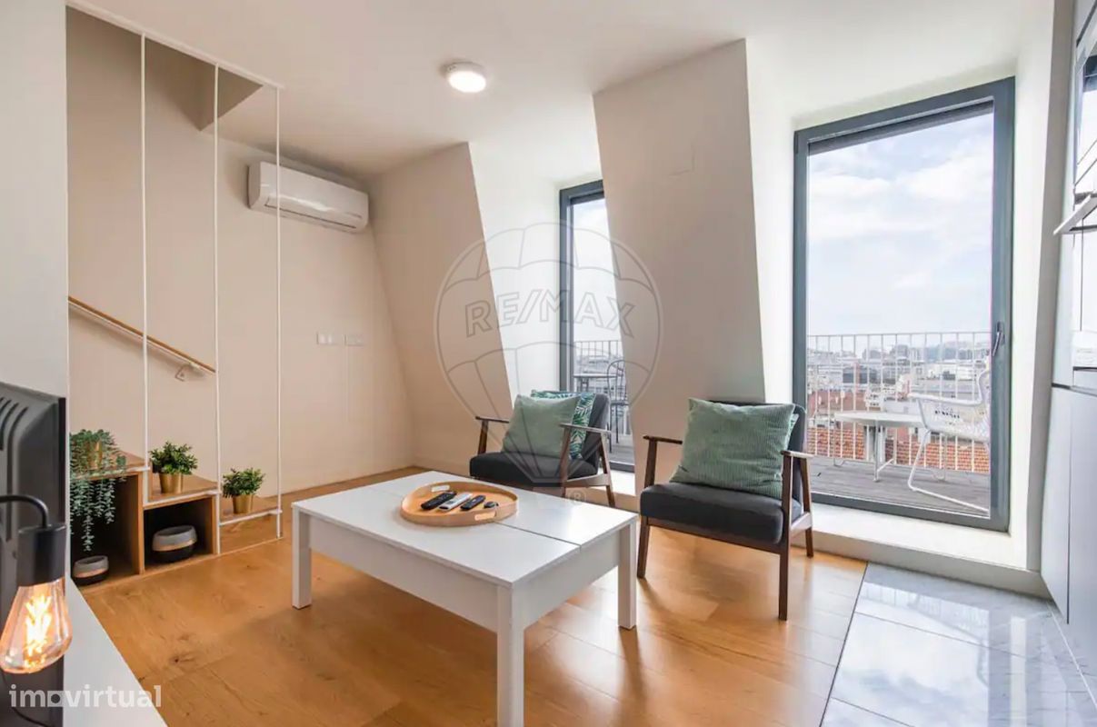 Dúplex de 1 dormitorio en Lisbon, Portugal No. 89672