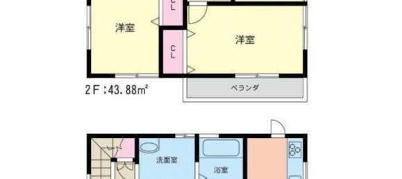 3 غرف نوم منزل في Chiba, Japan رقم 1781 2