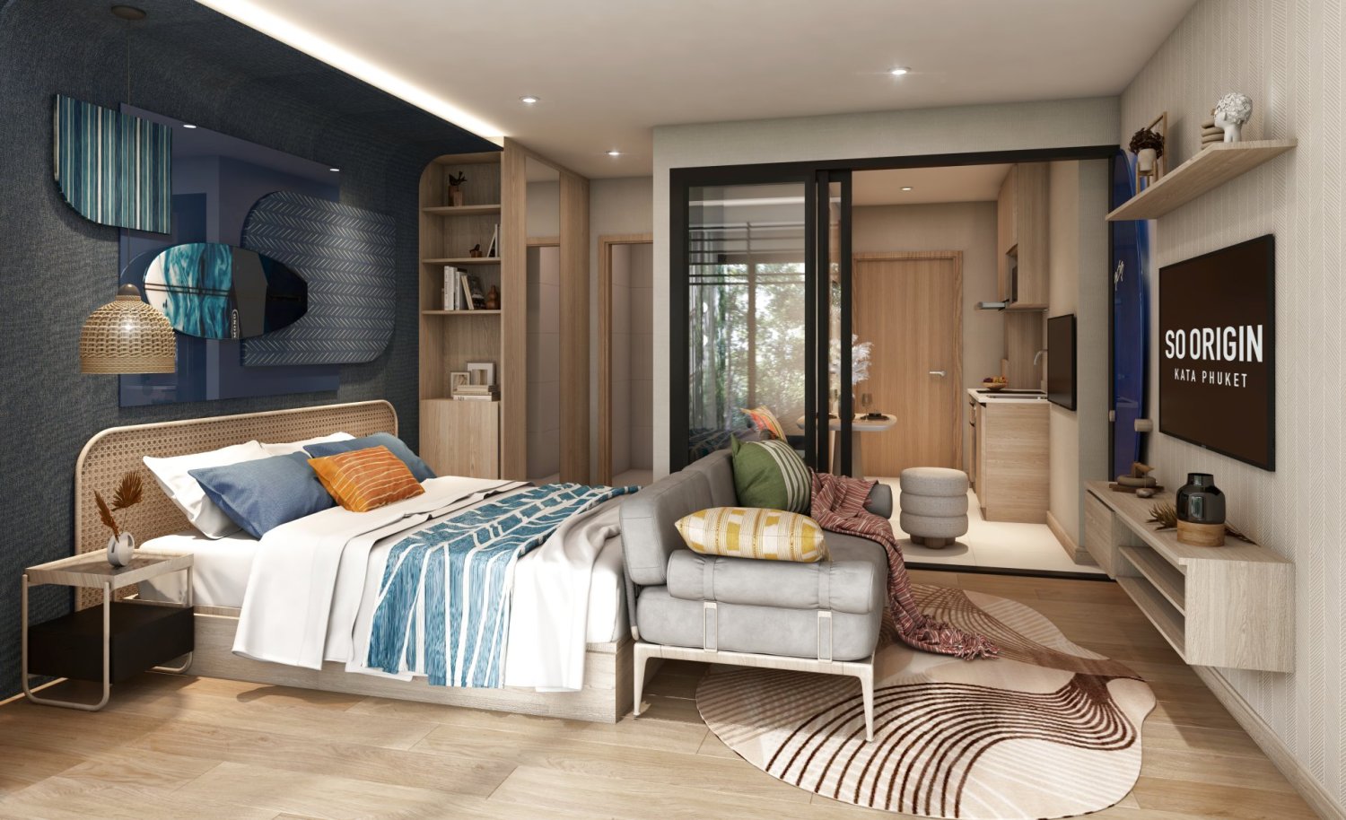 Apartamento de 2 habitaciónes en Pattaya, Thailand No. 74964