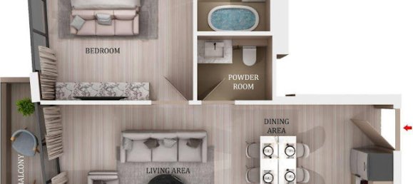 1 Schlafzimmer Wohnung in Dubai, UAE, Nr. 8064 9