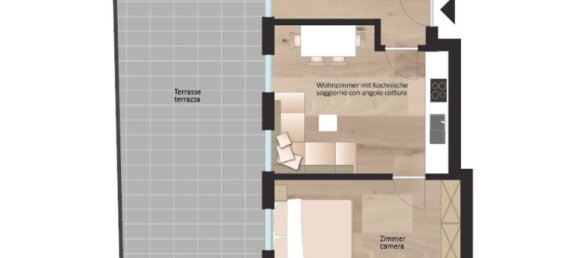 2 rooms Apartment in Trentino-Alto Adige, Italy No. 309718 19