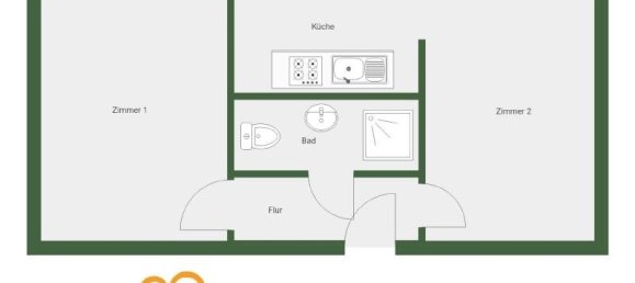 Apartamento de 2 habitaciónes en Planterwald, Germany No. 104418 10