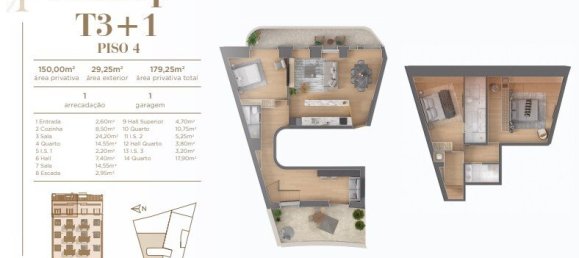 3 غرف نوم منزل ذو طابقين في Lisbon, Portugal رقم 10780 27