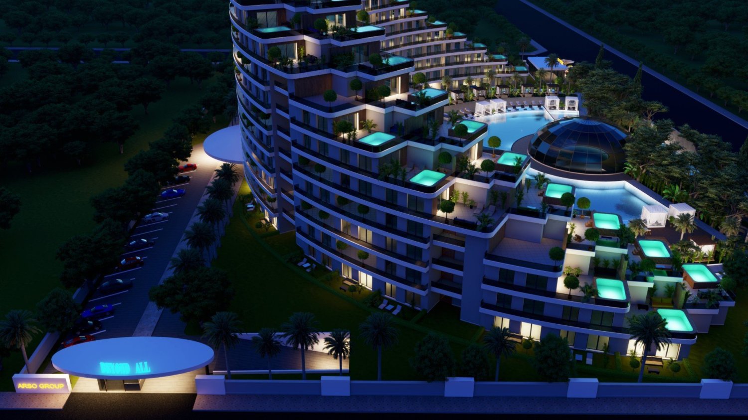 Apartamento de 2+1 en Sea Magic Garden, Aksu, Turkey No. 40103