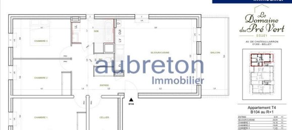 1 غرف نوم شقة في Belley, France رقم 204563 9