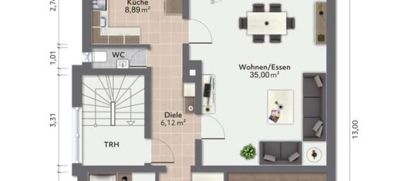 2 غرف نوم شقة في Rhein-Erft, Germany رقم 126076 6