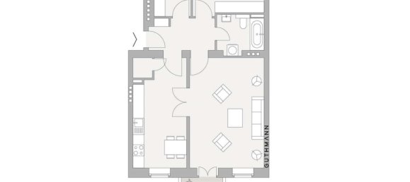 Квартира с 3 комнатами в Нидершёнхаузен, Германия № 83673 2