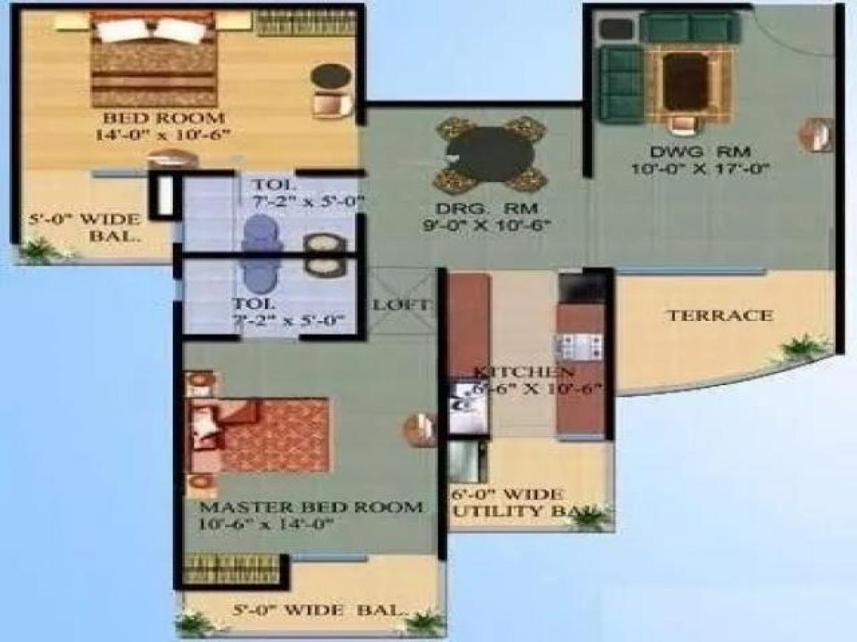 Casa T2 em Ghaziabad, India N.º 5444