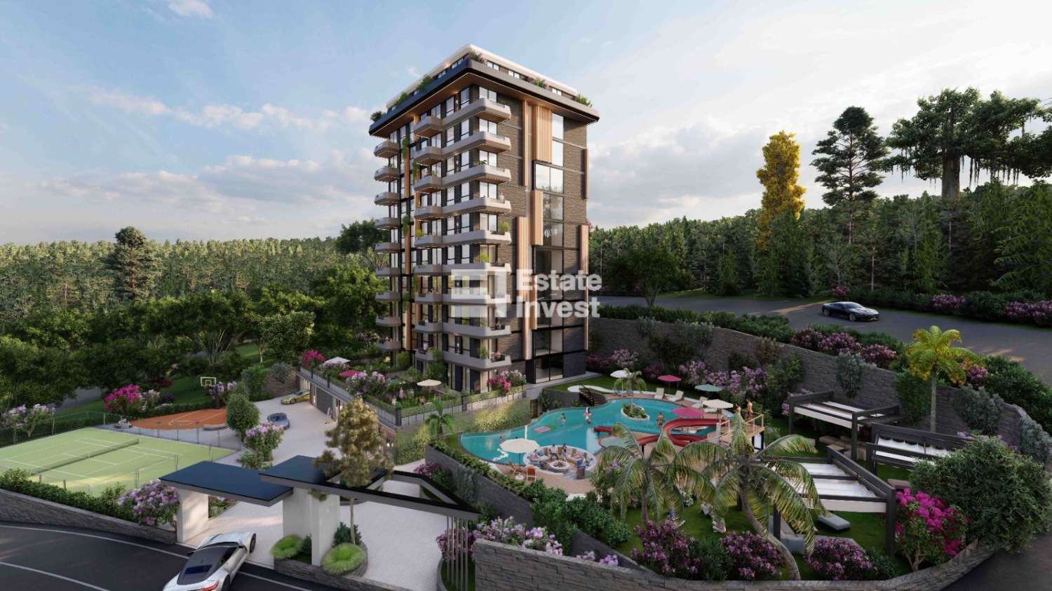 Квартира 1+1 в Аланья, Турция № 26531