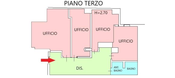 Офис с 4 комнатами в Мачерата, Италия № 25618 7