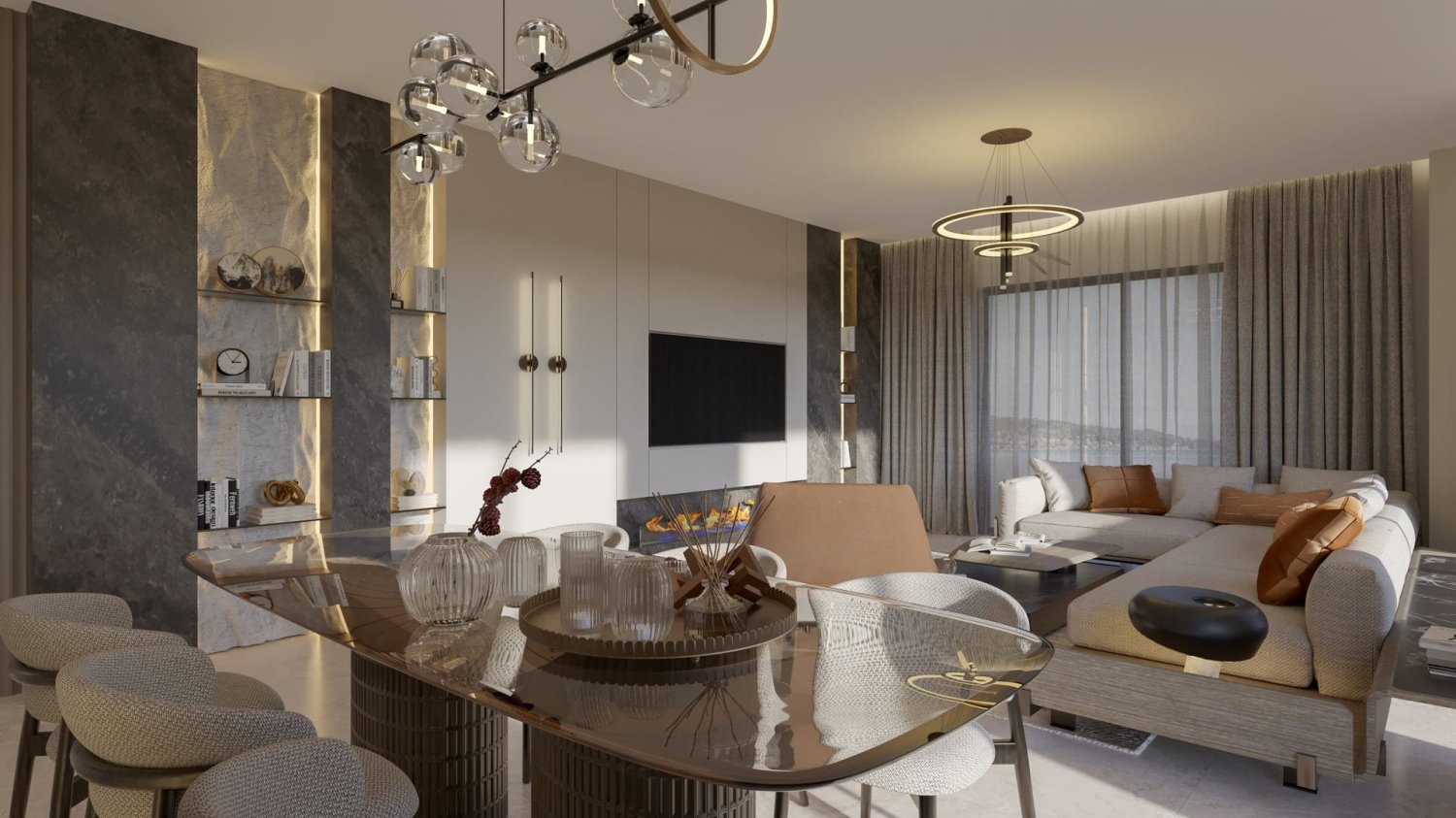 Wohnung 1+1 in 23 Square, Oba, Turkey, Nr. 38066