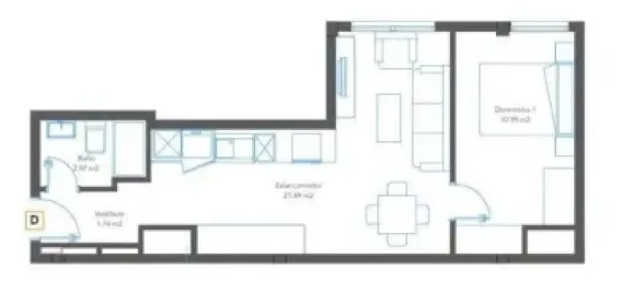 Apartamento de 1 dormitorio en Las Palmas De Gran Canaria, Spain No. 98370 5