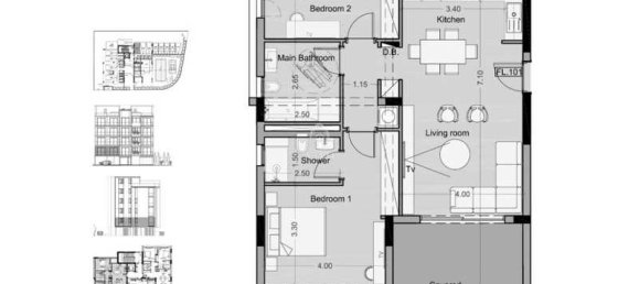 2 غرف نوم شقة في Germasogeia, Cyprus رقم 19585 16
