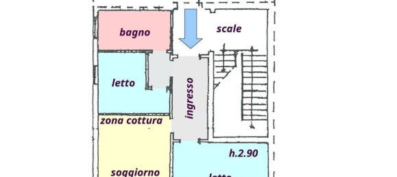 3 rooms Apartment in Ferrara, Italy No. 11366 31