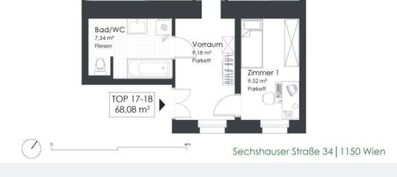 3 rooms Apartment in Rudolfsheim-Funfhaus, Austria No. 220126 24