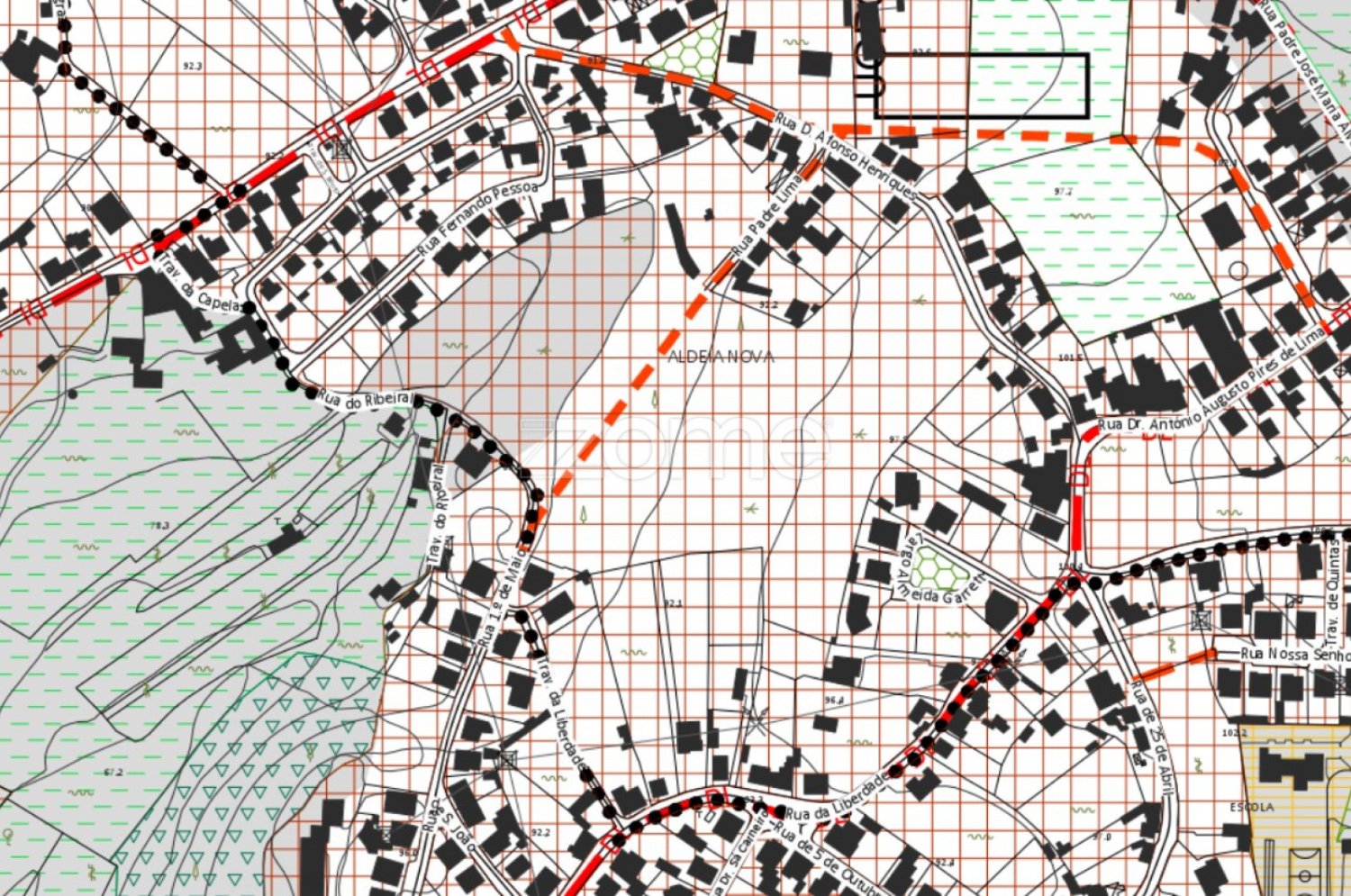  قطعة أرض في Santo Tirso, Portugal رقم 162801