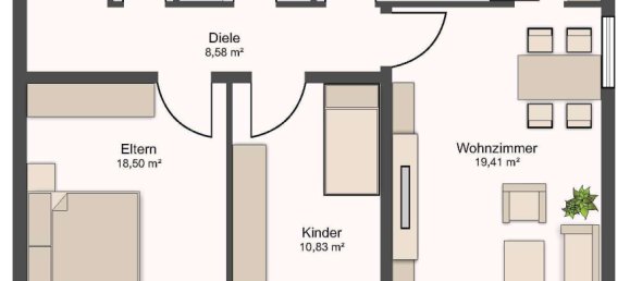3-salle Appartement à Minden-Lubbecke, Germany No. 181904 5