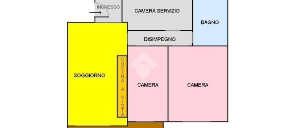 Apartamento T2 em Rome, Italy N.º 267856 26