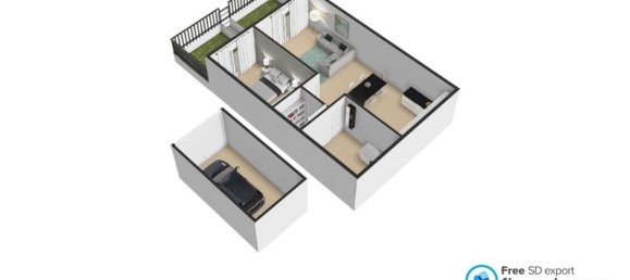 3 rooms Apartment in Genoa, Italy No. 278107 31