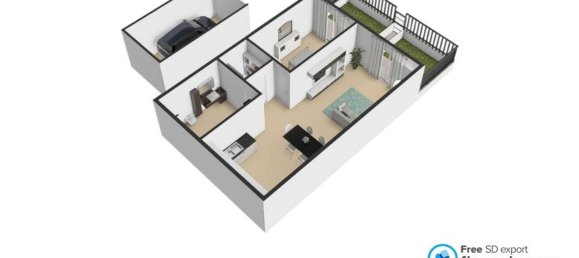 3 rooms Apartment in Genoa, Italy No. 278107 30