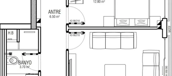 Apartment 2+1 in Mugla, Turkey No. 33137 11