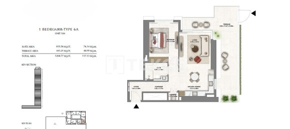 Квартира с 3 спальнями в Дубай, ОАЭ № 111808 18
