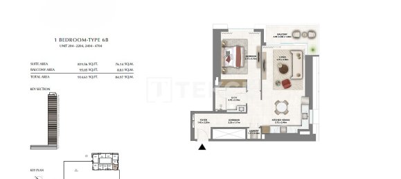 Квартира с 3 спальнями в Дубай, ОАЭ № 111808 19