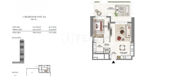 Квартира с 3 спальнями в Дубай, ОАЭ № 111808 14