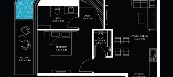 Estudio en Business Bay, UAE No. 121487 10