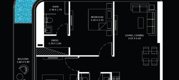 Estudio en Business Bay, UAE No. 121487 11