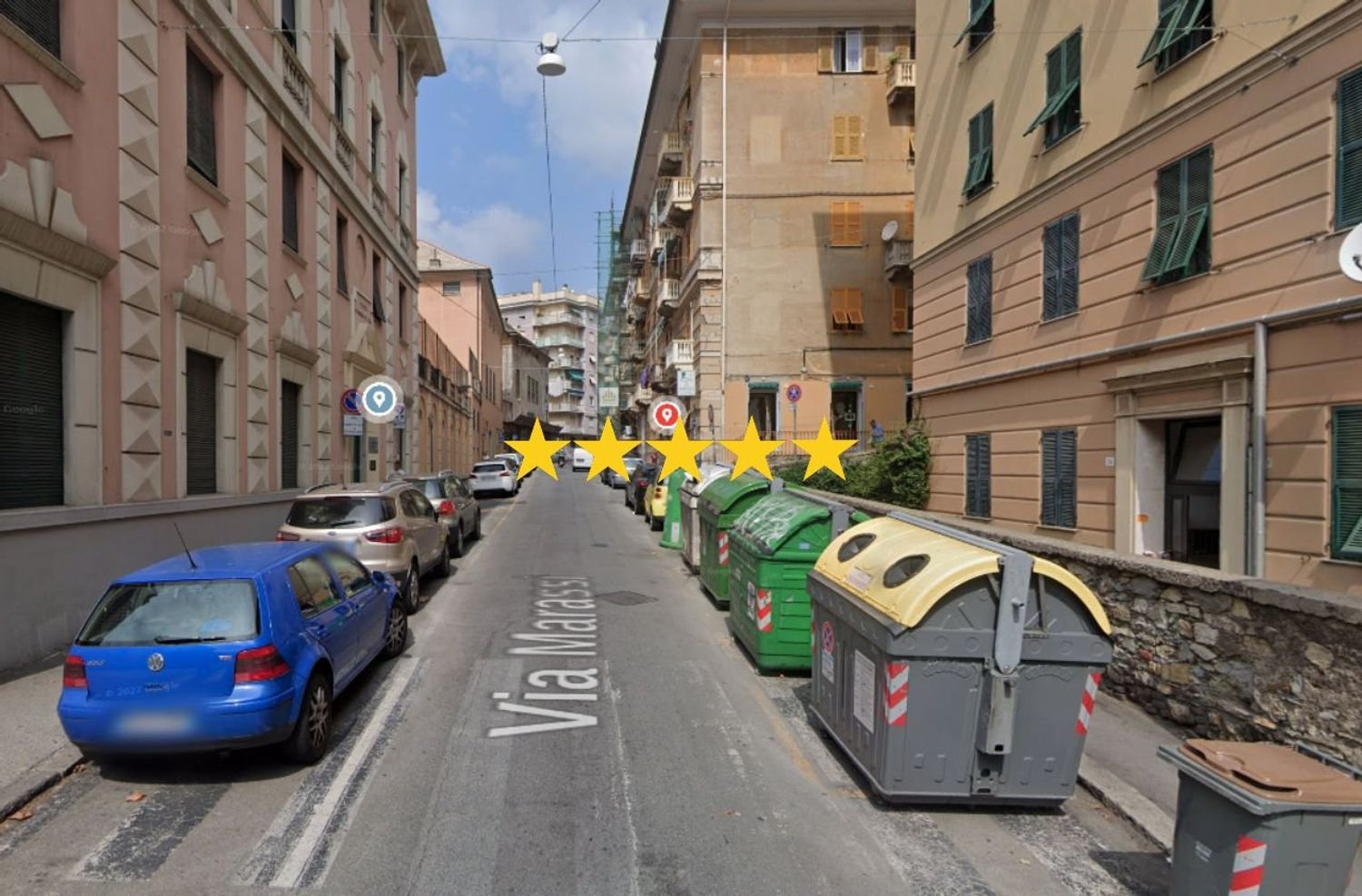 3 rooms Apartment in Genoa, Italy No. 187020