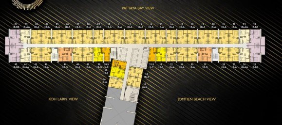 شقة 2 غرف نوم  في Pattaya, Thailand رقم 11991 28