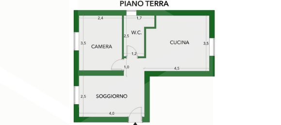 2-salle Appartement à Rome, Italy No. 34080 5