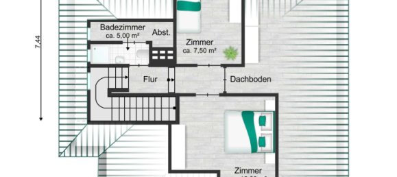 5 غرف نوم تاون هاوس في Dahlem, Germany رقم 110963 23
