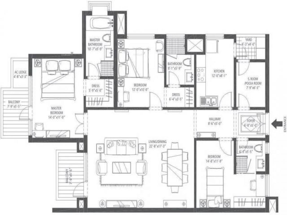 3 chambres Maison à Gurgaon, India No. 17740