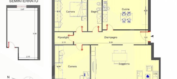 4 rooms Apartment in Bari, Italy No. 29069 7