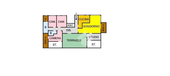 5 rooms Penthouse in Udine, Italy No. 150999 31