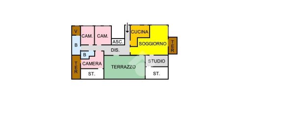 5 rooms Penthouse in Udine, Italy No. 150999 30