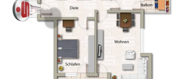 3 rooms Apartment in Goppingen, Germany No. 258721 3