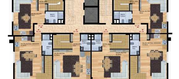 Ático de 2 habitaciónes en Mahmutlar, Turkey No. 10026 12