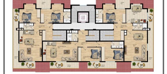 3-Zimmer Wohnung in Oba, Turkey, Nr. 9971 9