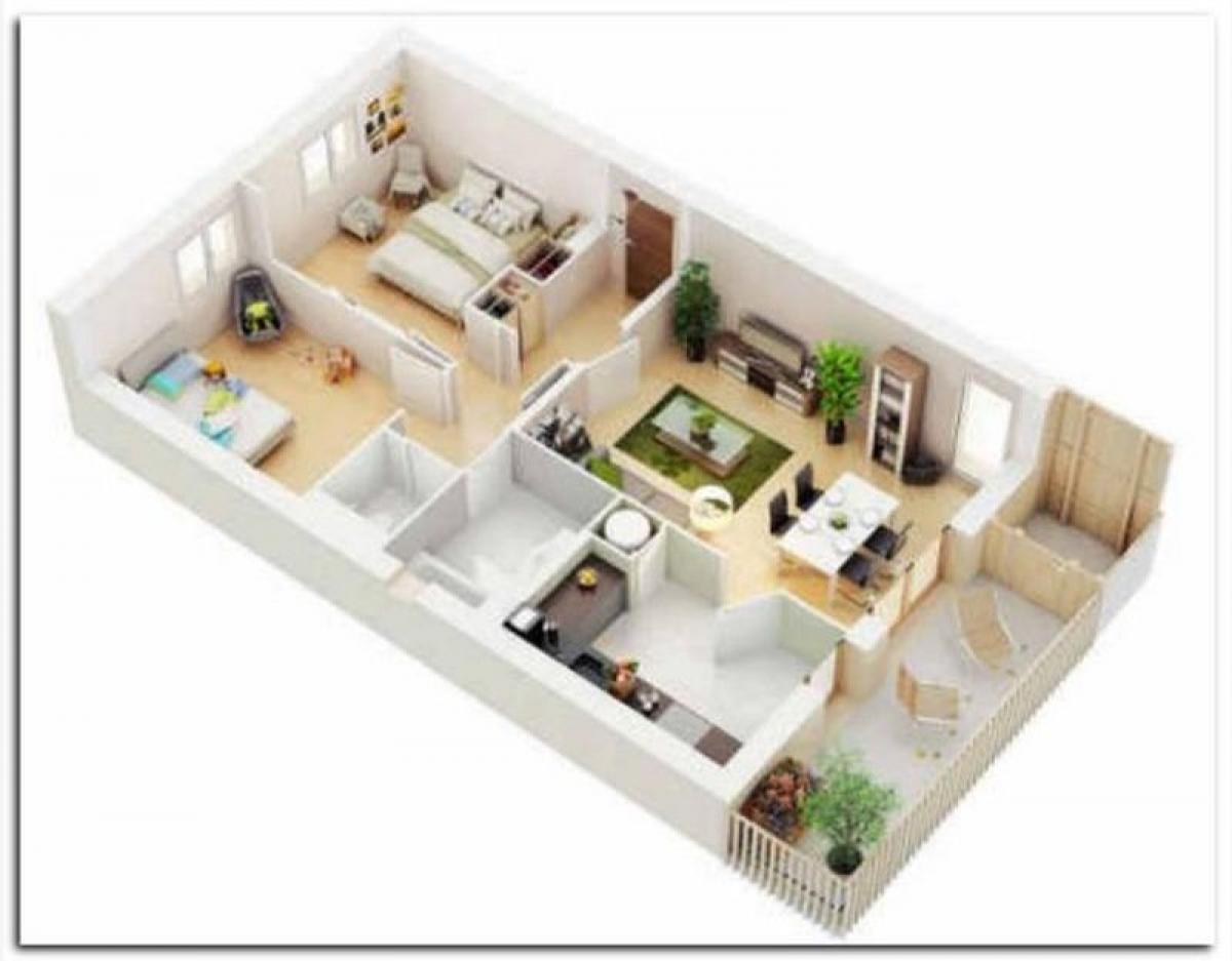 Квартира с 3 спальнями в Мехикали, Мексика № 188607