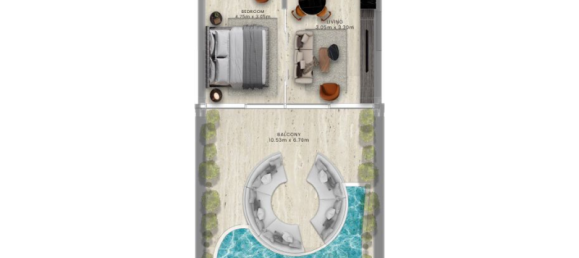 Estudio en Al Marjan Island, UAE No. 121461 9