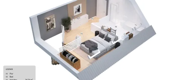 2غرفة منزل ذو طابقين في Mitte, Germany رقم 333610 25