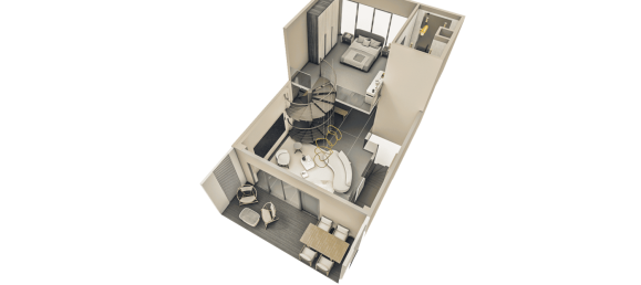 Квартира 1+1 в Анталья, Турция № 23316 16